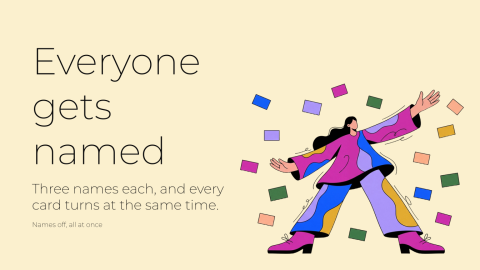 Most likely to, for a class presentation template cover slide