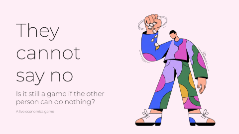 They cannot say no presentation template cover slide