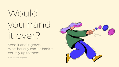 Would you hand it over? presentation template cover slide