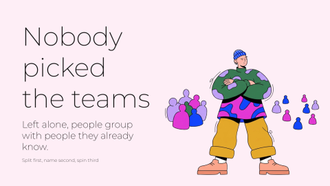 Nobody picked the teams presentation template cover slide
