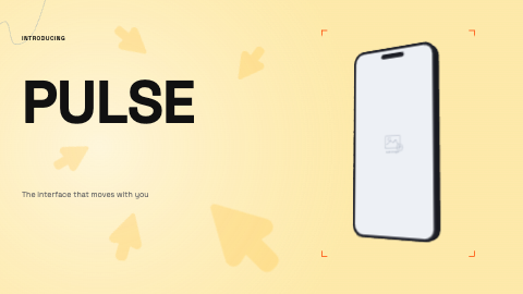 App Launch presentation template cover slide