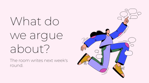 Write your own pairs presentation template cover slide