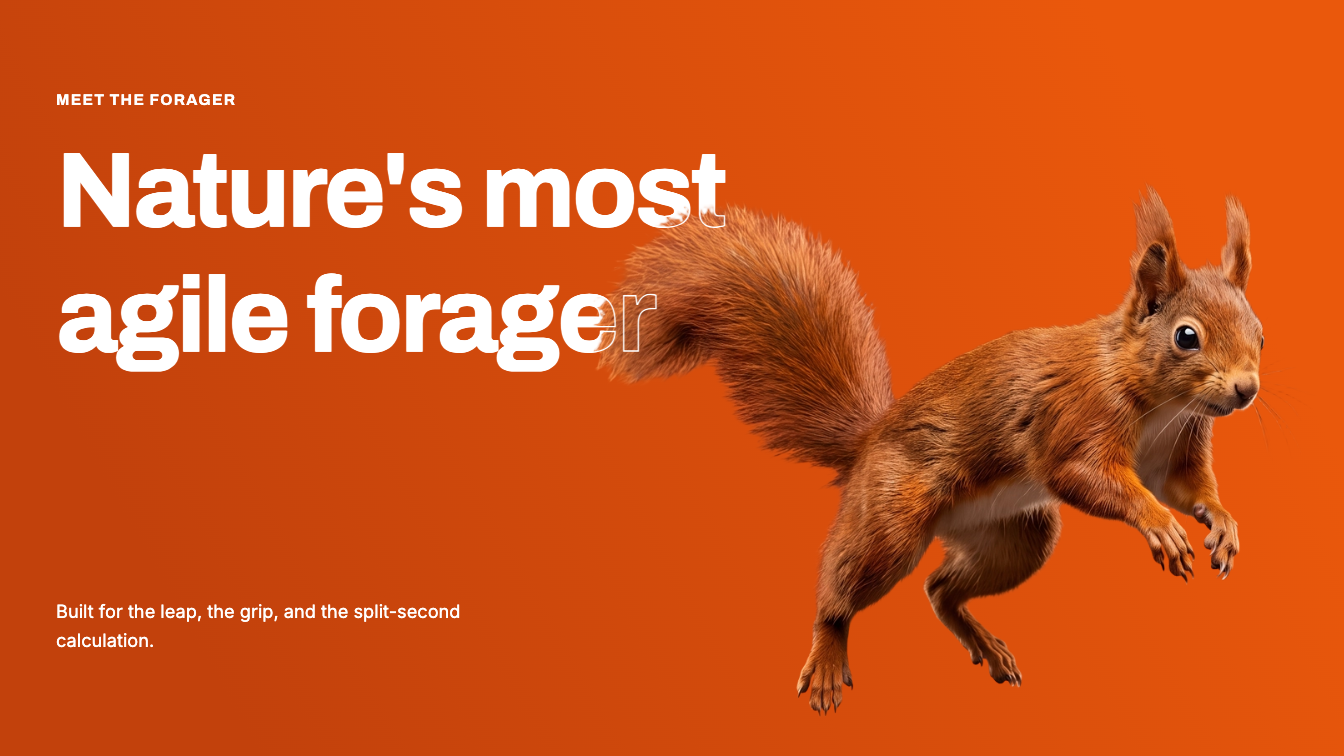 Nature’s most agile forager